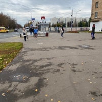 Photo taken at metro Skhodnenskaya by Сергей Ш. on 10/16/2021