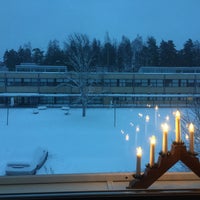 Photo taken at Jakomäen uimahalli by Kate M. on 12/30/2014