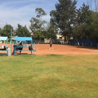 Photo taken at Cancha De Tenis Acueducto by Caris R. on 4/15/2017