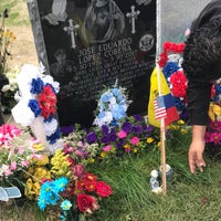 Photo taken at St. Raymond&amp;#39;s Cemetery by Yomy P. on 6/7/2017
