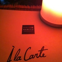 Photo taken at HABITŪ Ristorante The Garden by Andrew on 10/2/2012