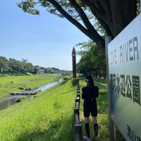 Photo taken at 運河水辺公園 by Hiro Ino on 6/17/2023