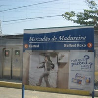 Photo taken at SuperVia - Estação Mercadão de Madureira by Thiago M. on 10/23/2013