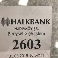 Photo taken at Halkbank by Muhammet S. on 5/31/2019