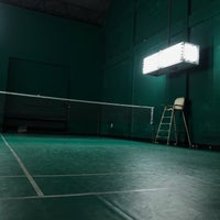 Photo taken at Air Force Badminton Court by ◡̈ on 2/21/2018