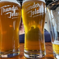 Photo taken at Thunder Island Brewing Co. by Edward S. on 4/8/2023