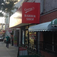 Photo taken at George&amp;#39;s Barber Shop by Casey B. on 9/20/2013