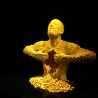 Photo taken at The Art of the Brick by Samah R. on 1/4/2015