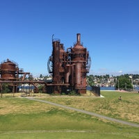 Photo taken at Gas Works Park by Roz T. on 7/1/2016