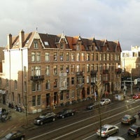 Photo taken at Hostel Cosmos Amsterdam by Dilek İ. on 12/9/2012