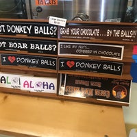 Photo taken at Donkey Balls Original Factory and Store by Kendra on 7/13/2018