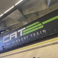 Photo taken at CAT Station Landstraße - Wien Mitte by Zeynep on 2/19/2023