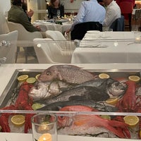 Photo taken at Estiatorio Ornos, a Michael Mina Restaurant by Alex G. on 9/22/2022