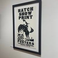 Photo taken at Hatch Show Print by Alex G. on 9/26/2022
