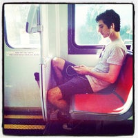 Photo taken at SF MUNI - M Ocean View by OMG it&amp;#39;s Mike! on 10/27/2012