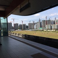 Photo taken at Oasis LRT Station (PE6) by Mae L. on 1/31/2014