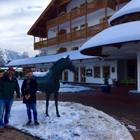 Photo taken at Relais &amp;amp; Châteaux Park-Hotel Egerner Höfe by Stephan R. on 1/21/2016