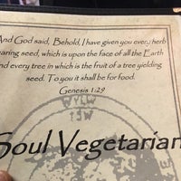 Photo taken at Soul Vegetarian No. 2 by Anil B. on 1/21/2018