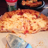 Photo taken at Frankie&#39;s Chicago Style Pizza by Chris D. on 10/11/2014