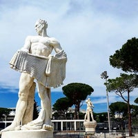 Photo taken at Piazzale del Foro Italico by Francesco B. on 5/4/2017