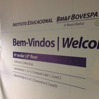 Photo taken at Instituto Educacional BM&amp;amp;FBOVESPA by Ribas R. on 4/2/2015