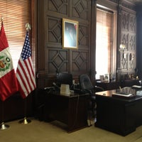 Photo taken at Embassy of Peru by Laetitia B. on 5/4/2013