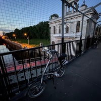 Photo taken at Пешеходный мост через канал им. Москвы by Olga S. on 6/5/2021