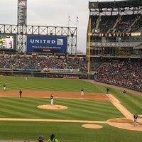 Photo taken at Guaranteed Rate Field by Yasmine on 4/27/2013