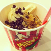 Photo taken at Milkys Frozen Yogurt by Kelly B. on 11/16/2012
