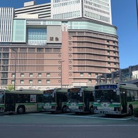 Photo taken at Osaka Sta. Bus Stop by としねこ on 7/17/2023