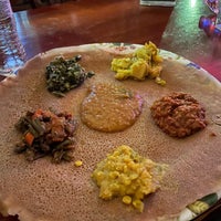 Photo taken at Rosalind&amp;#39;s Ethiopian Restaurant by Emdoggg on 10/9/2021