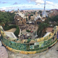 Photo taken at Park Güell by Ebtisam H. on 9/23/2015