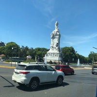 Photo taken at Monumento de los Españoles by René L. on 12/18/2019