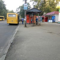 Photo taken at Зупинка «Вулиця Волкова» by Иван М. on 8/17/2016