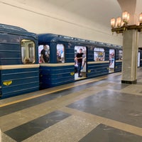Photo taken at Станция метро «Пушкинская» by ましろ on 8/20/2019