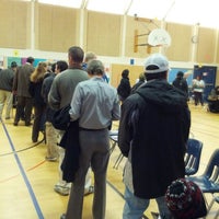 Voting at Lees Corner Elementary School (Now Closed) - Fairfax, VA
