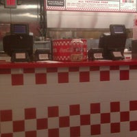 Photo taken at Five Guys by Kelly B. on 10/2/2012