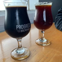 Photo taken at Progress Brewing by Thirsty J. on 4/21/2019