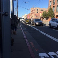 Photo taken at MUNI Bus Stop - Townsend &amp;amp; 4th by Gabrielle G. on 4/25/2016