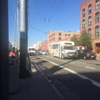 Photo taken at MUNI Bus Stop - Townsend &amp;amp; 4th by Gabrielle G. on 5/17/2016