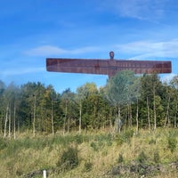 Photo taken at Angel of the North by Dean C. on 10/8/2022