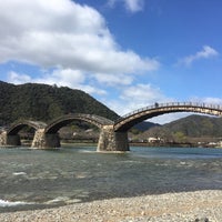 Photo taken at Kintaikyo Bridge by きゃ on 3/22/2018