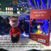 Photo taken at Macy&amp;#39;s Peanuts Holiday Windows by Ana @AnalieNYC on 12/9/2015