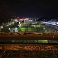 Photo taken at Warschauer Brücke by Da N. on 12/14/2023