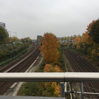 Photo taken at Thaerstraßenbrücke by Da N. on 10/24/2016