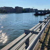 Photo taken at Osthafen by Da N. on 9/10/2023