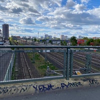 Photo taken at Warschauer Brücke by Da N. on 4/18/2024