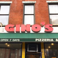 Photo taken at Gino&amp;#39;s Pizza by Juan K. on 5/7/2017