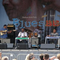 Photo taken at Blues Barbecue At Hudson River Park by Gary T. on 8/23/2014