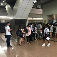 Photo taken at Lorong Chuan MRT Station (CC14) by Martin K. on 8/17/2017